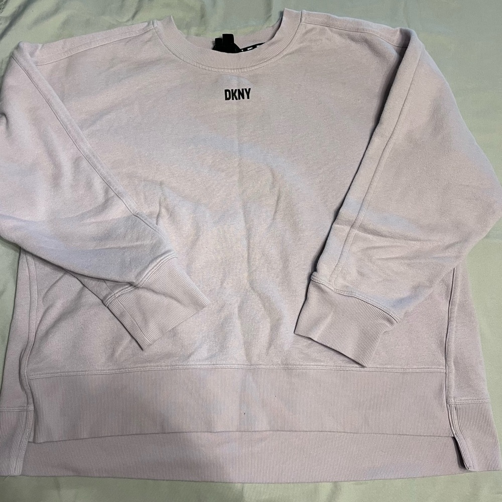 DKNY Women’s Lilac / Light Purple Crewneck Sweater